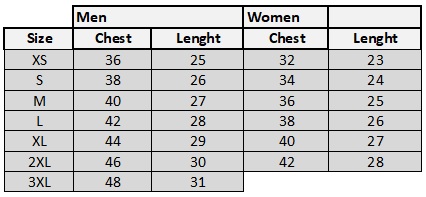 Size Chart1