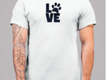 Love Paws White T Shirt