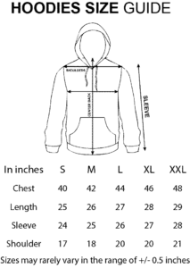 Hoodie Size Chart